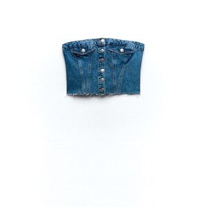 Viral Zara Denim tube top